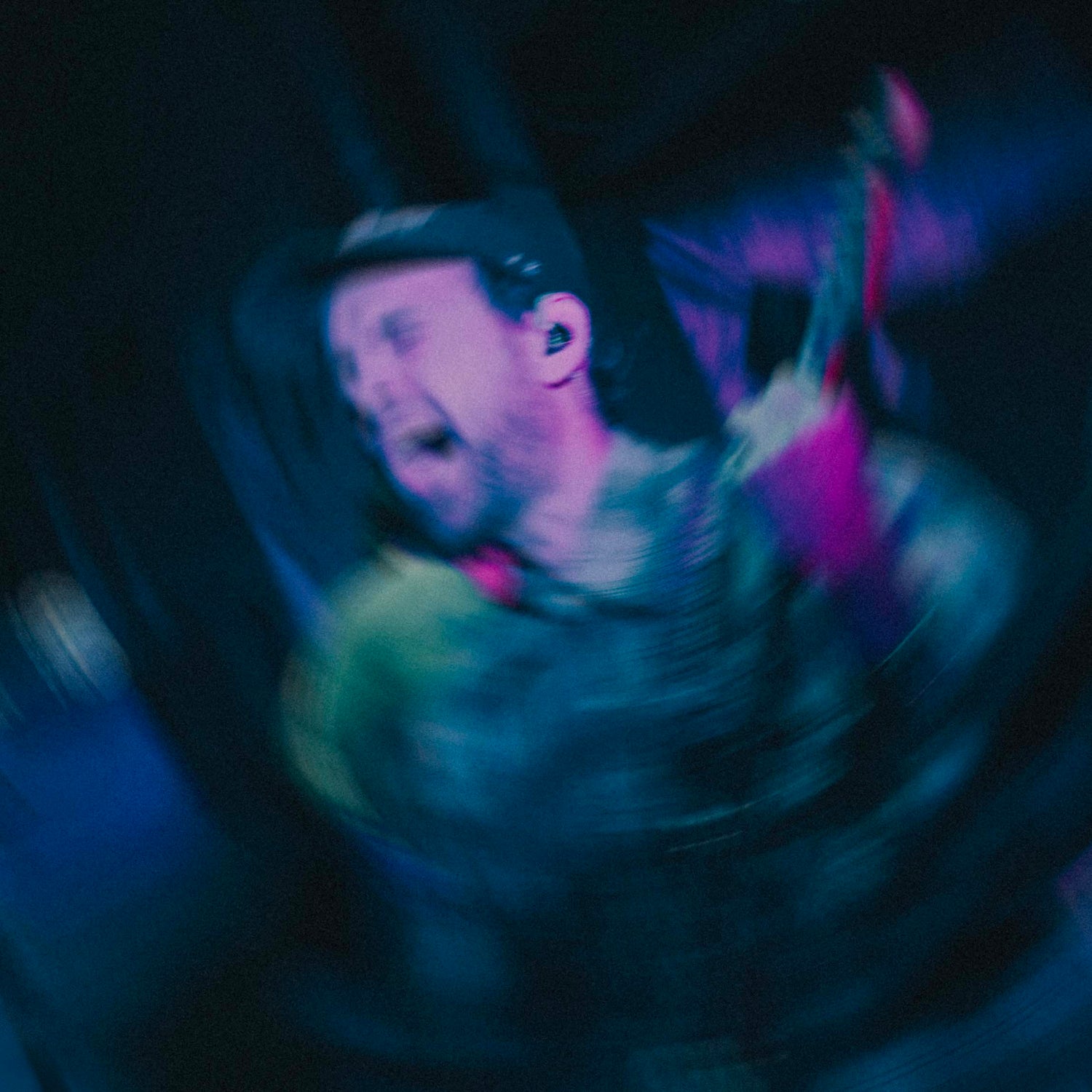 Kenny Becker from the band Goon - abstract image from The Cluny 2 in Newcastle