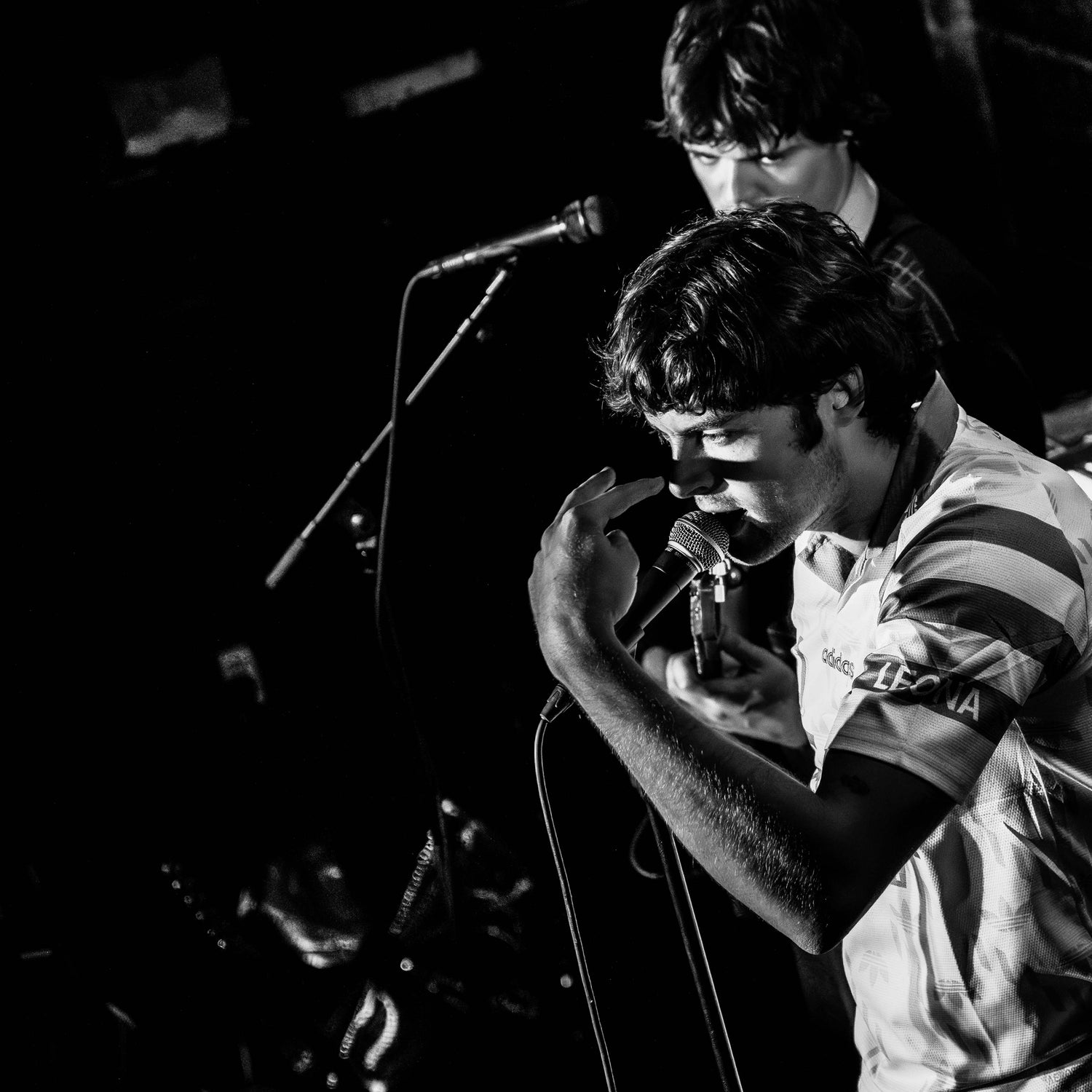 George Haverson and Oli from the band FEET playing at The Cluny in Newcastle