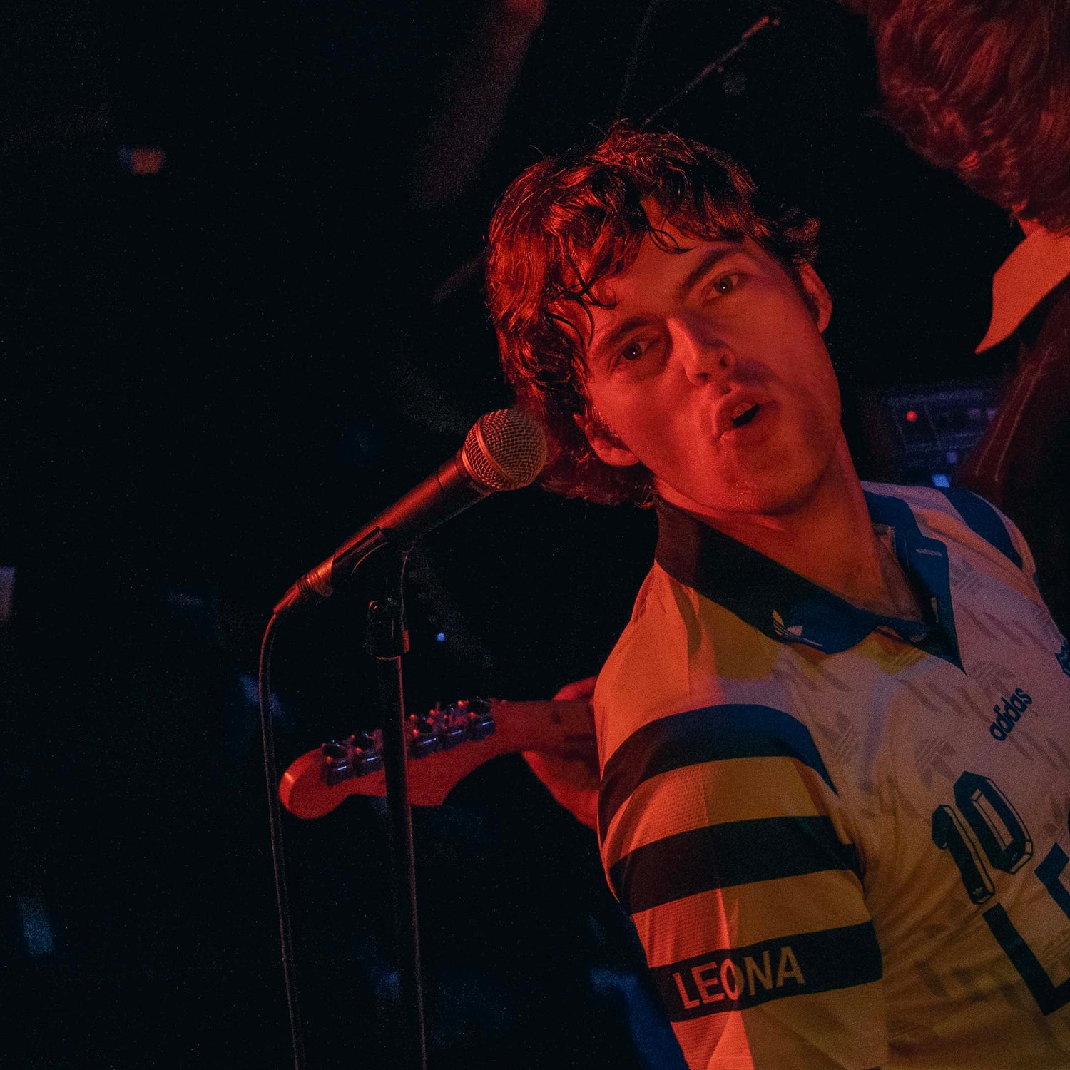 George Haverson of the band FEET playing at The Cluny in Newcastle