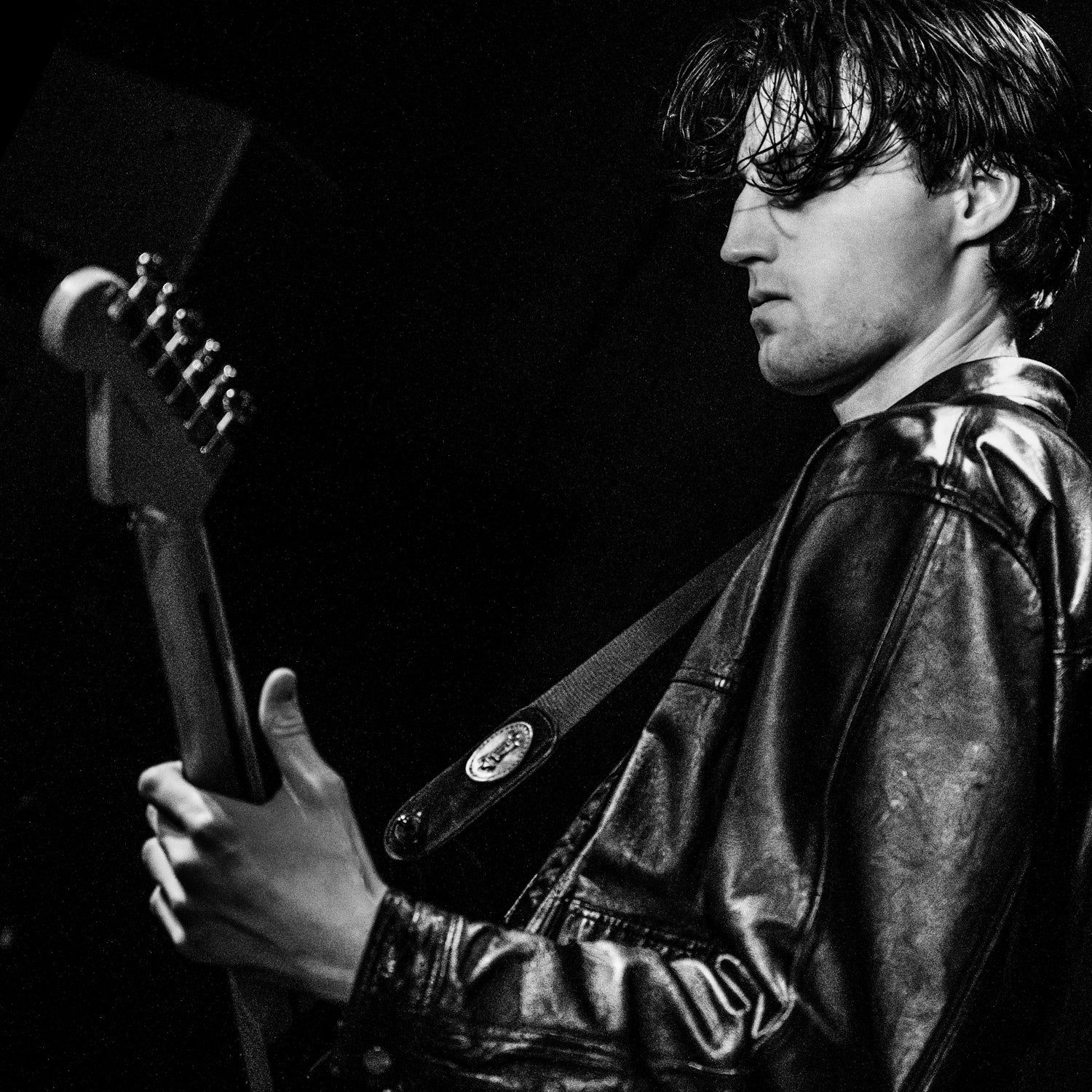 Calvin Wells of Esmeralda Road playing at The Cluny in Newcastle