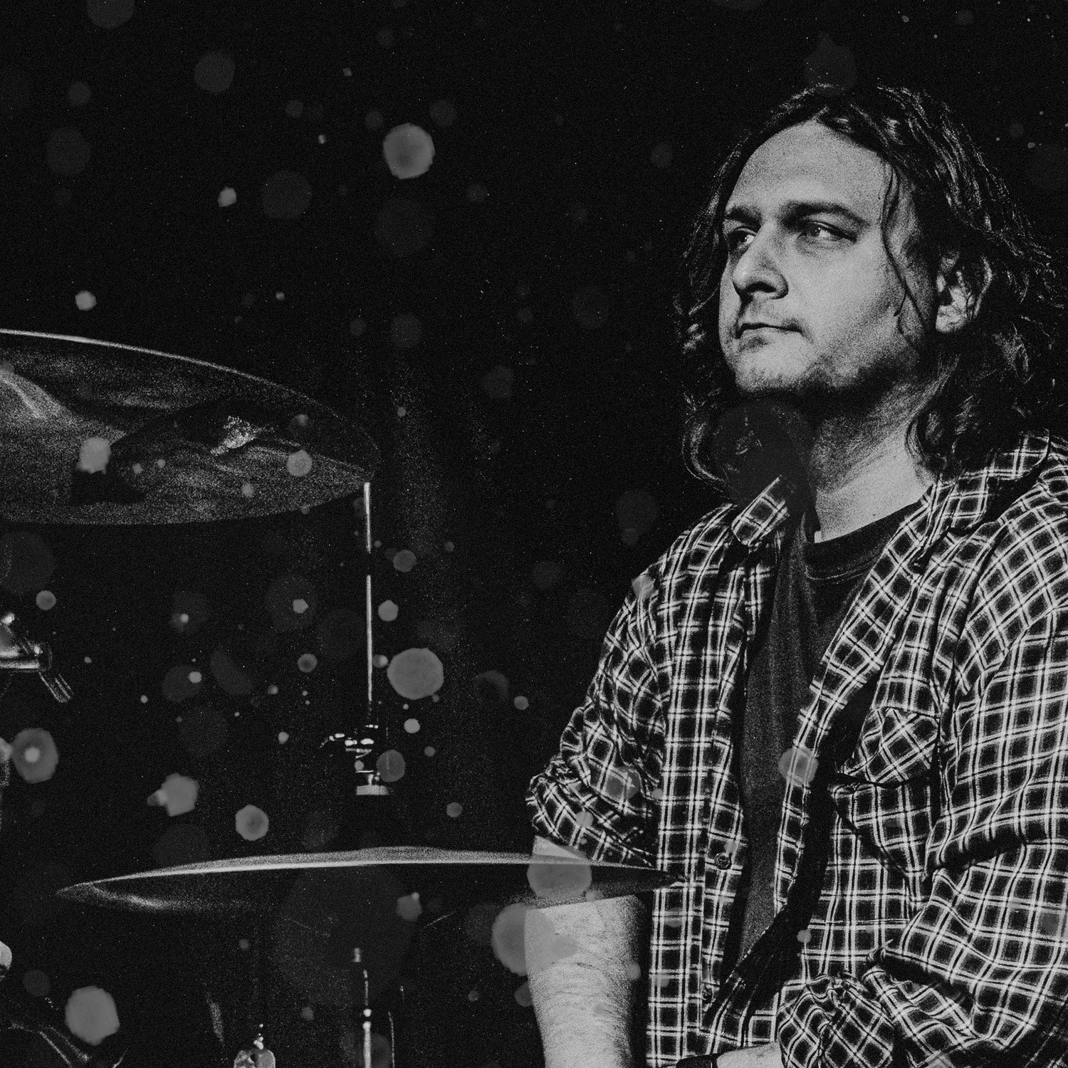 Drew Michael from Sam Fender Playing Drums